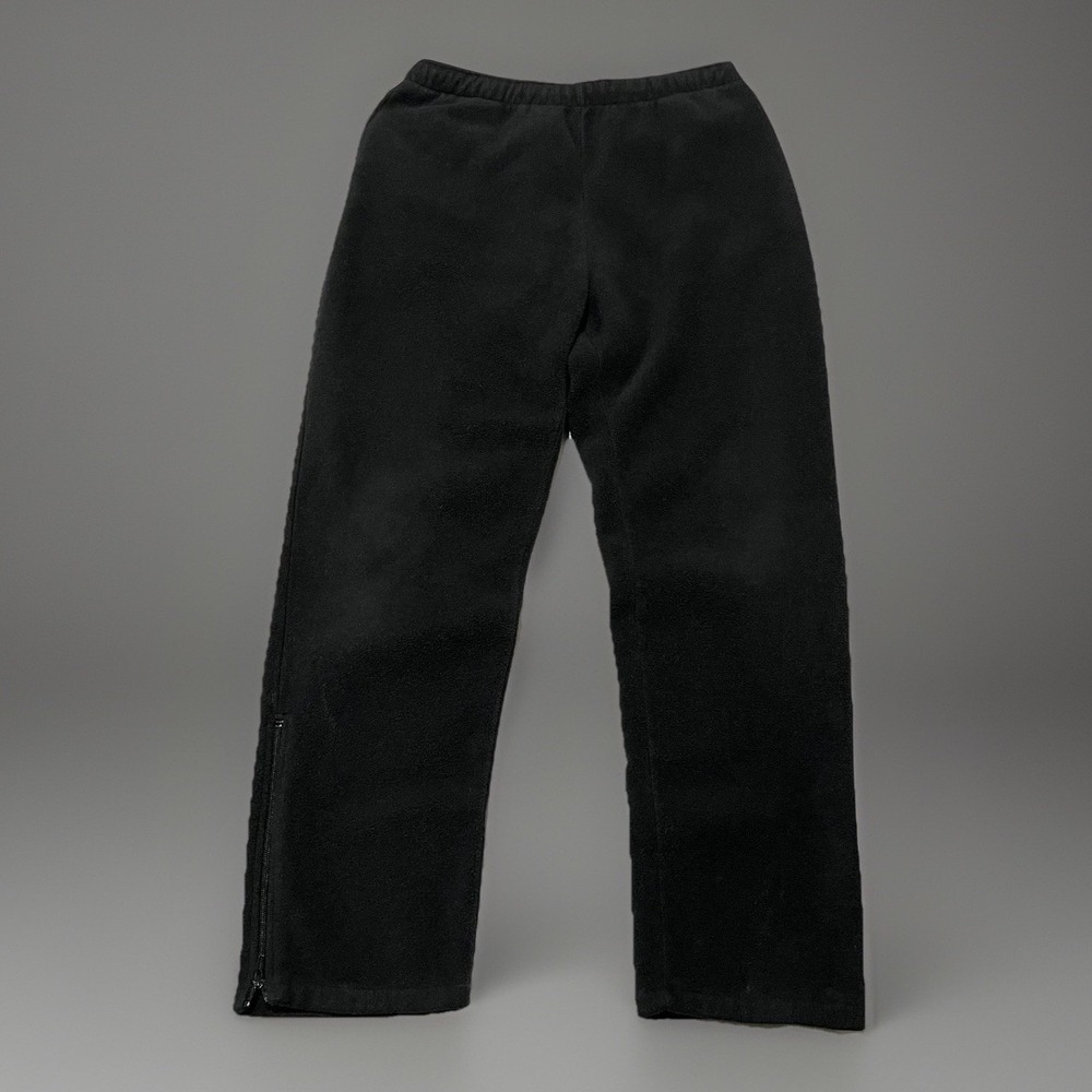 Cabelas Mens Black Polartec Stretch Elastic Waist Fleece Sweatpants Size L